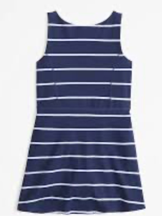 abercrombie kids Other - Abercrombie Kids YPB Slash Mini Dress 7/8 Navy Striped Athletic Skater